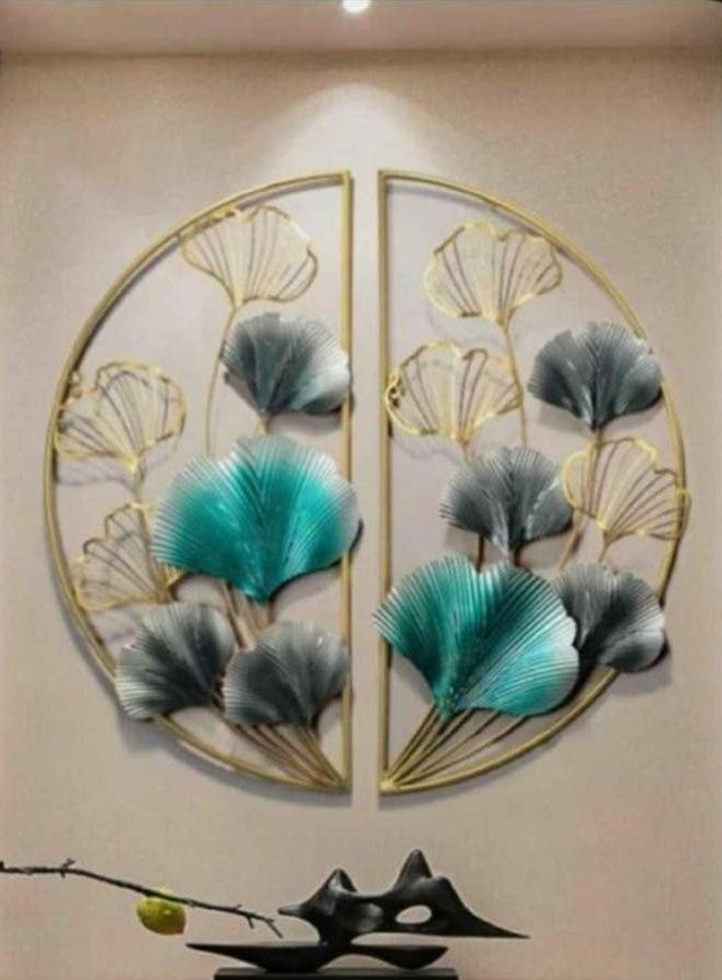 The Tree Leaf Metal Wall Art Decorations