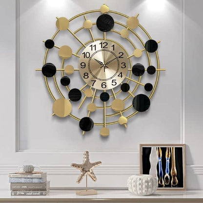Analog Iron Metal Hanging Wall Clock