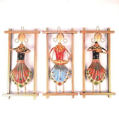 Wall Hanging Panjabi Doll Musicians Decorative wall decor
