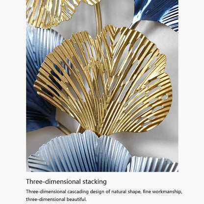 The Twin Frame Floral Metal Wall Hanging Art