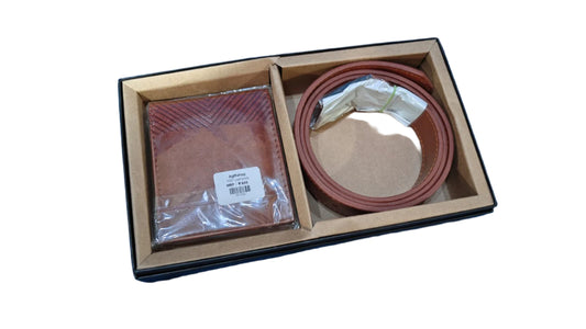 Wallet and Belt Set For Men