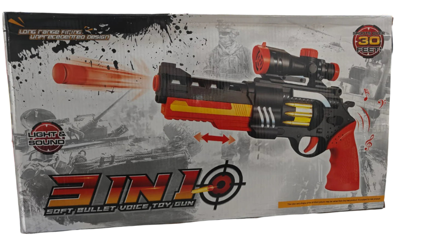 Soft Bullet Voice Toy Gun