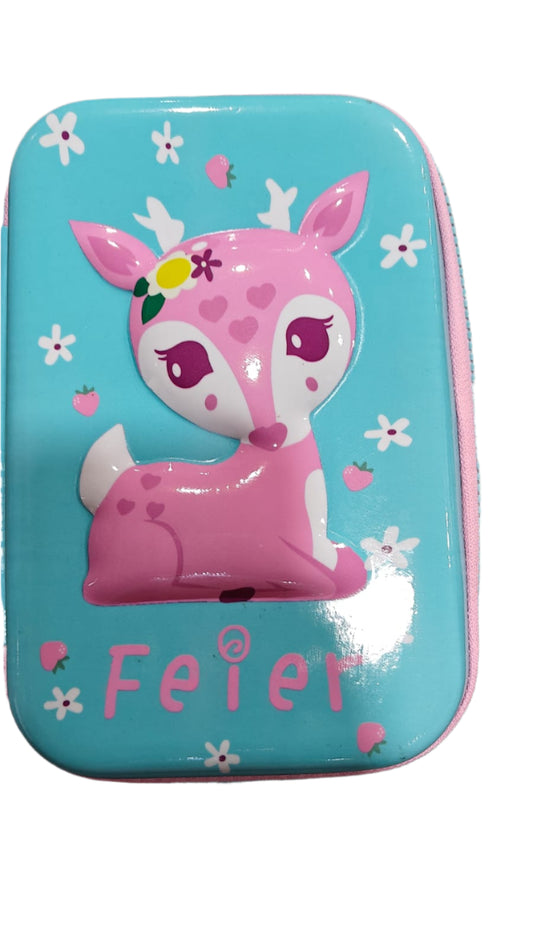 Big Pencil Pouch Cute Deer