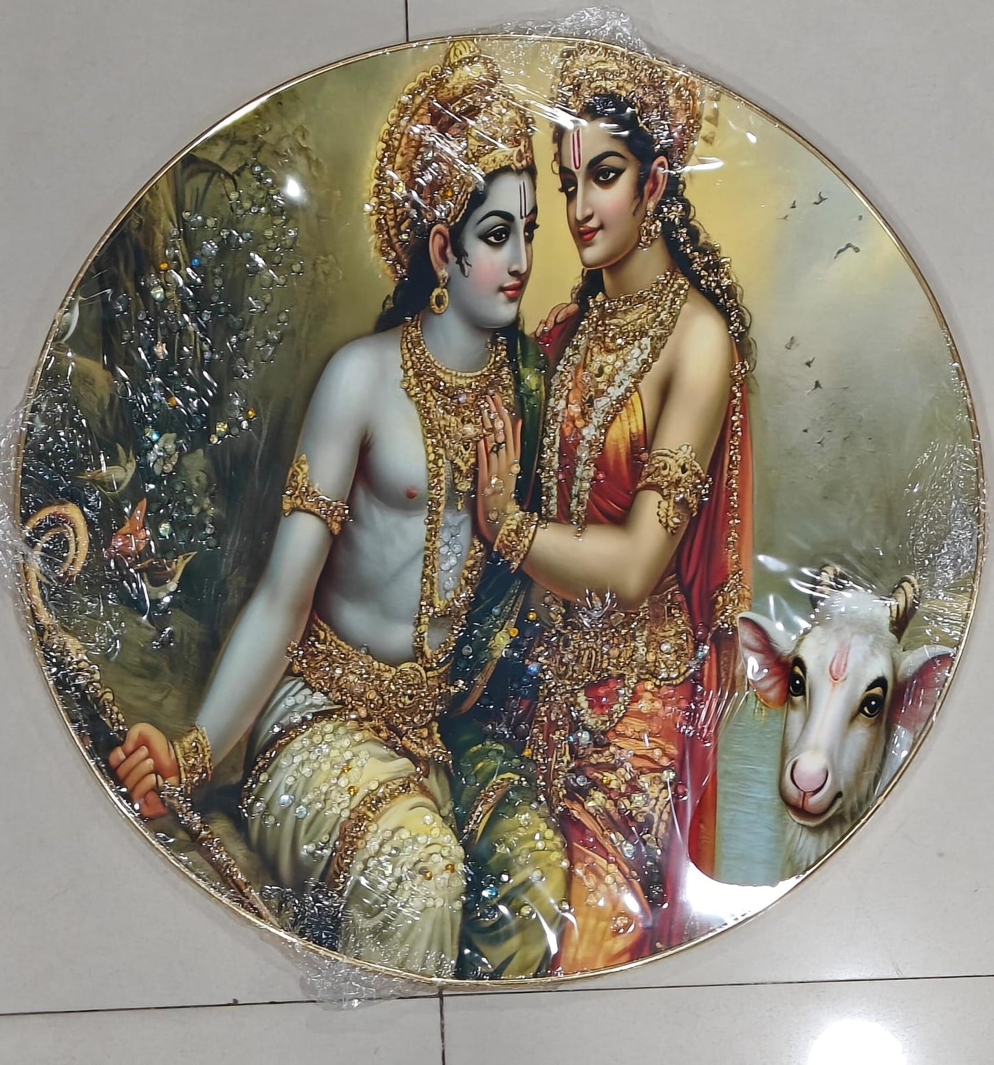 Radha Krishna Decorative Wall Decor