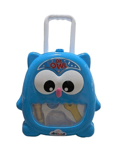 Owl-Shaped Kids’ Doctor Trolley Play Set
