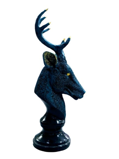 Decorative Deer Resin Showpiece – 12 x 5 inches
