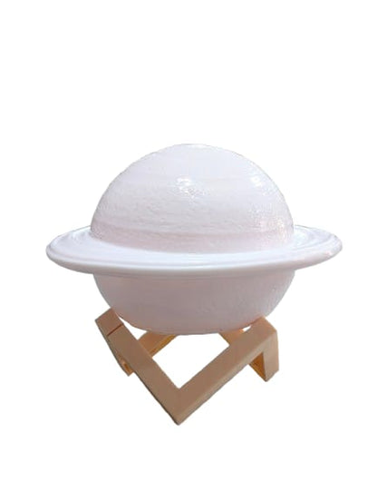 3D Saturn Moon Lamp with Adjustable Soft Light