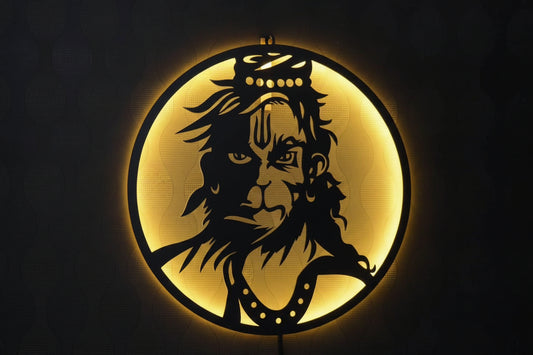 Hanuman Wall Decor Metal Figurers
