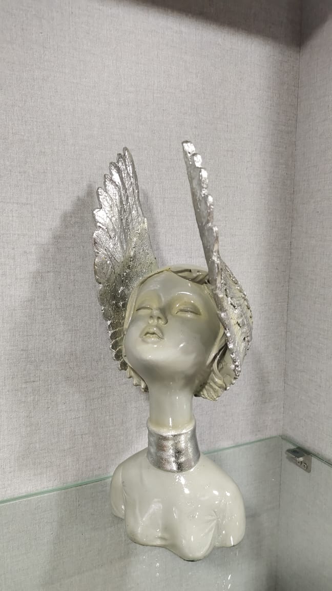 Roman Angel Resin Figurine