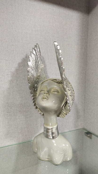Roman Angel Resin Figurine