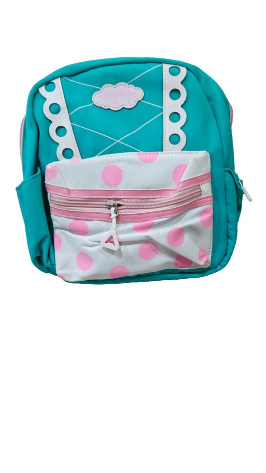 Product Name:
Aqua & Pink Polka Dot Kids’ Backpack
