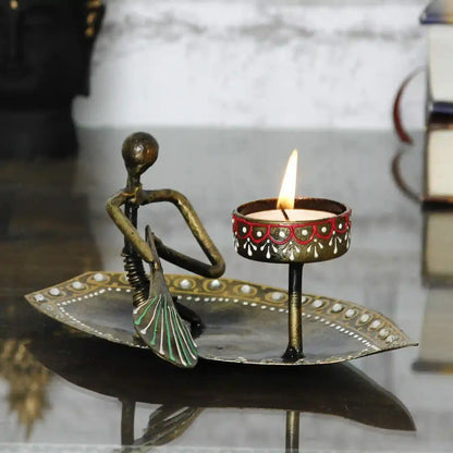 Boat Tea Light Holder