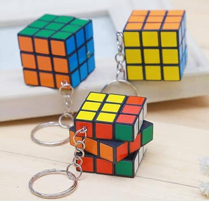 3D Puzzle Cube Keychain