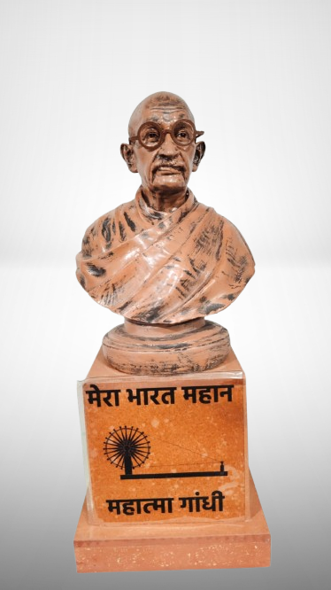 Mahatma Gandhi Resin Showpiece Perfect for School & Office Decor