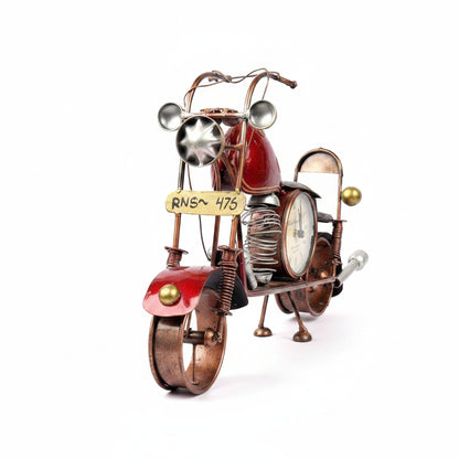 The Bike with Clock Showpiece