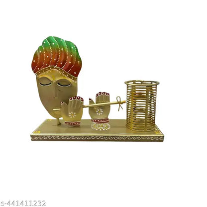 The Sitting Musical Krishna Pen Stand
