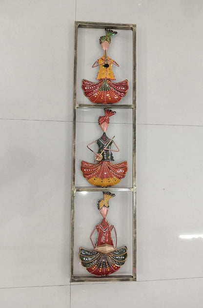 The Antique Rustic 3 Sardar Musician Wall Decor Frame