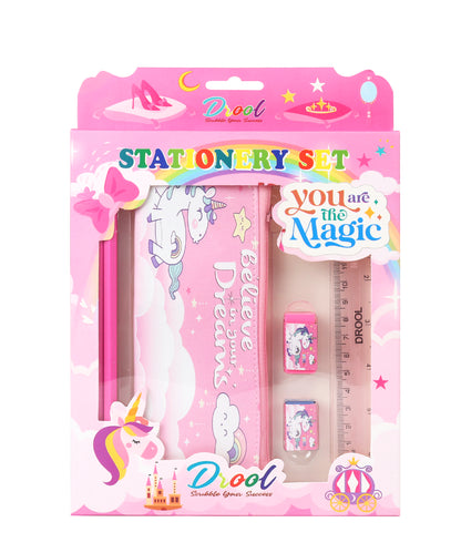 Stationary Set with Pouch - Girls