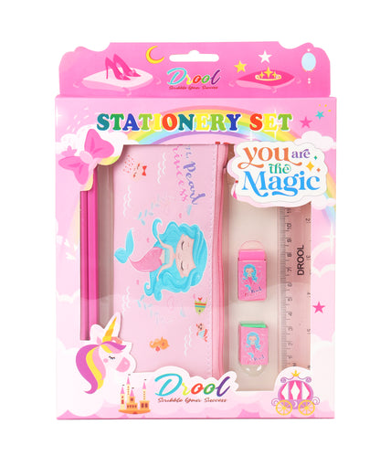 Stationary Set with Pouch - Girls