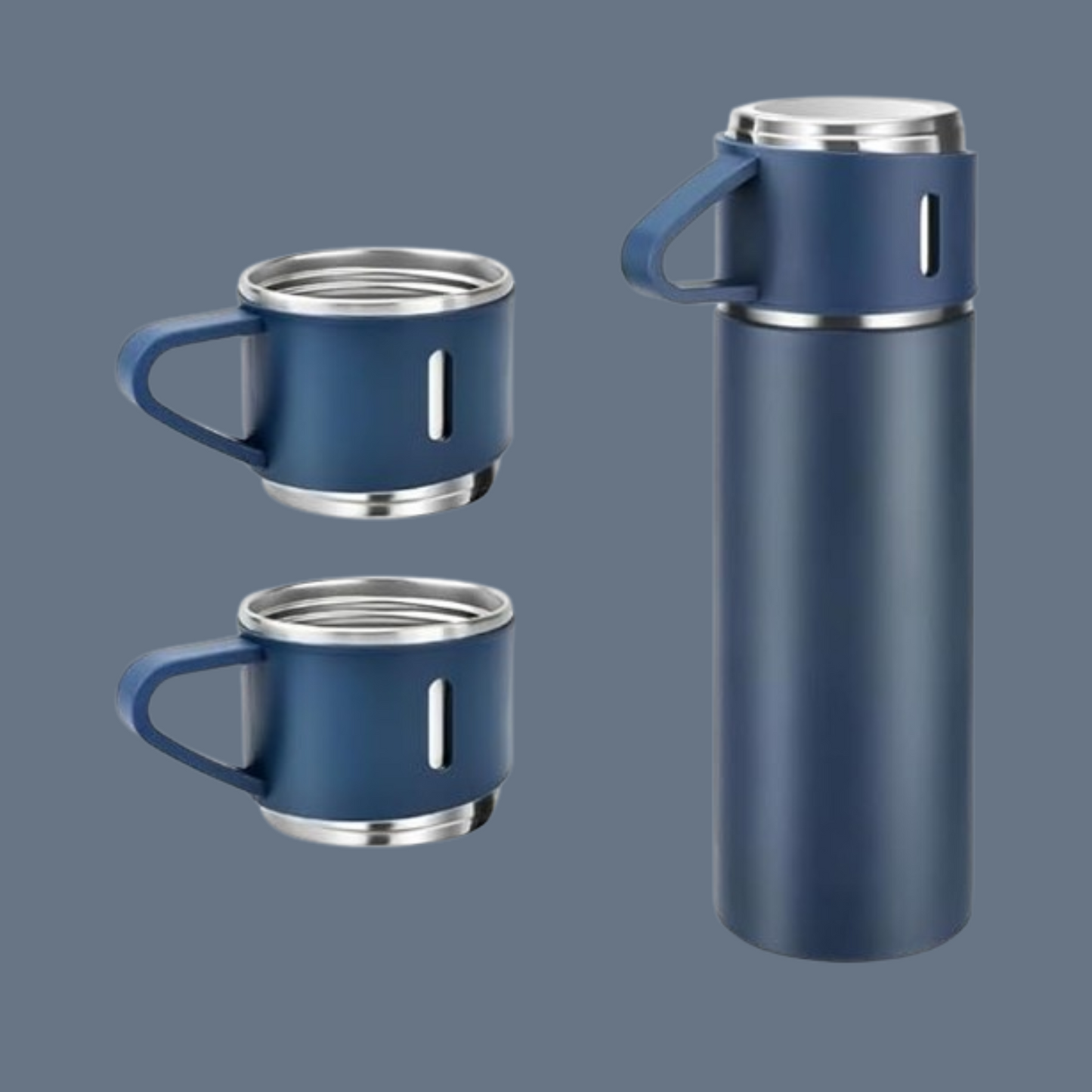 Vaccum Flask set - Blue Agiftshop