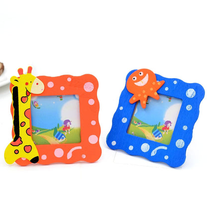 Animal-Themed Wooden Photo Frames
