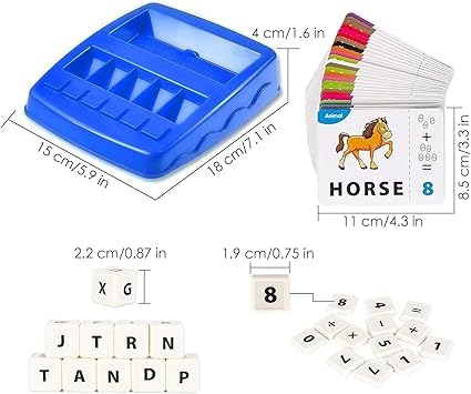 Educational Learning Set – Numbers, Letters & Picture Cards for Kids