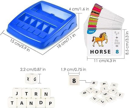 Educational Learning Set – Numbers, Letters & Picture Cards for Kids